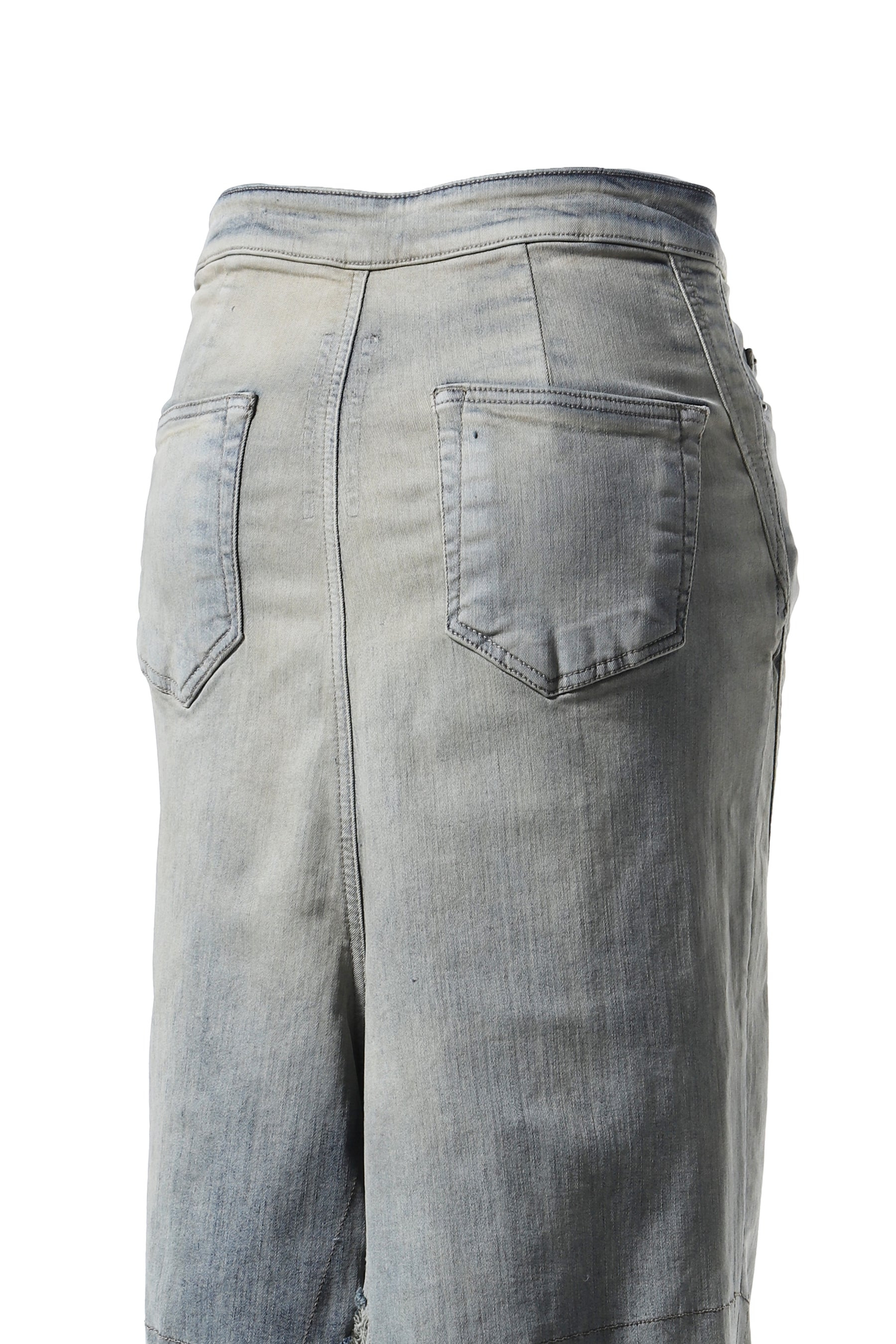 SLIVERED SKIRT / SKY - 5
