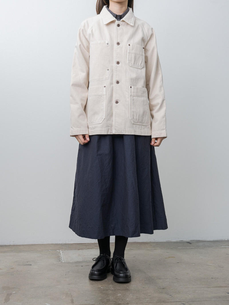 CASEY/CASEY Camille Denim Jacket DENIM - Ivory outlook