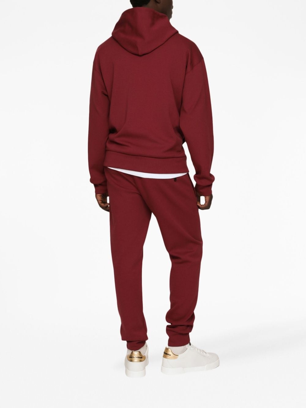 logo-embroidered pullover hoodie - 4