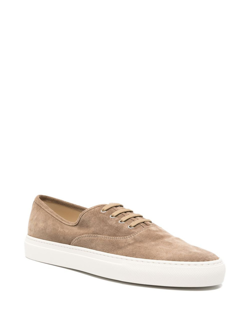 Common Projects Four Hole laced suede sneakers outlook