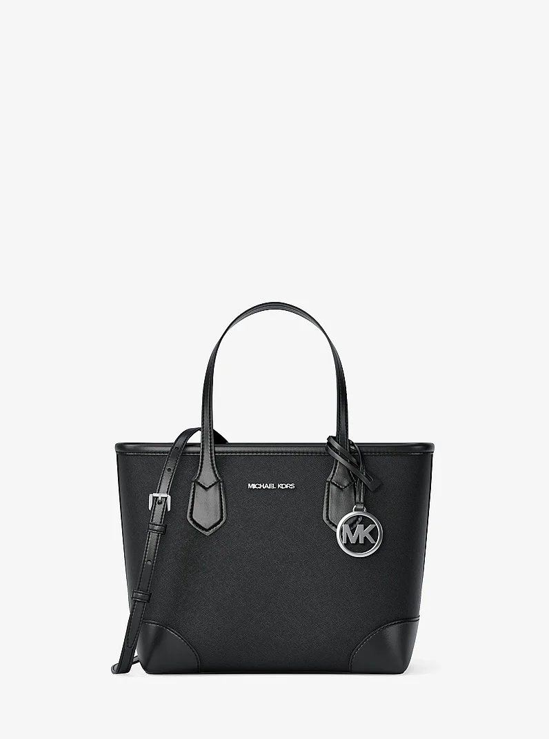 Eva Extra-Small Saffiano Leather Convertible Tote Bag - 1