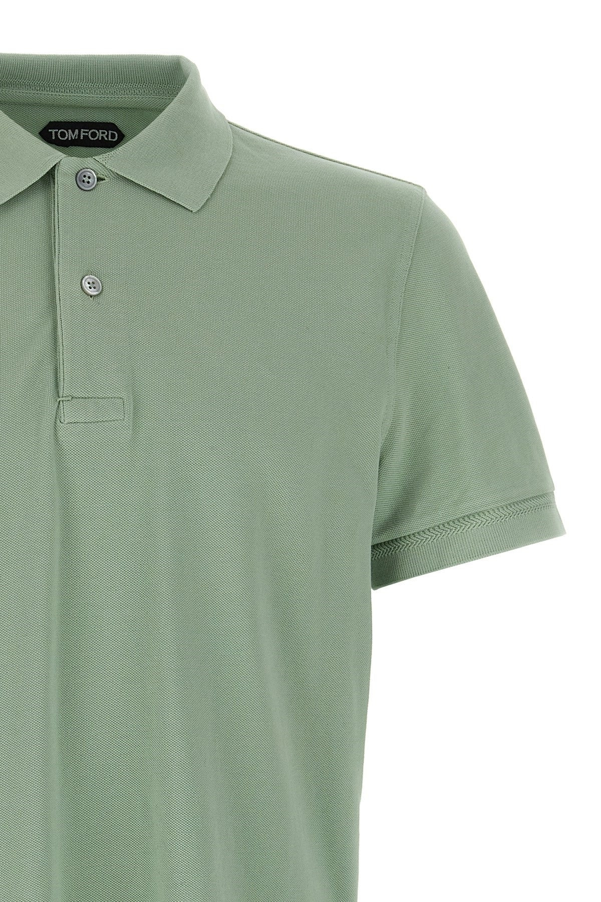 Tom Ford Men Piqué Polo Shirt - 4