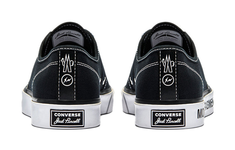 Converse Fragment Design x Moncler x Jack Purcell 'Black' 172321C 4