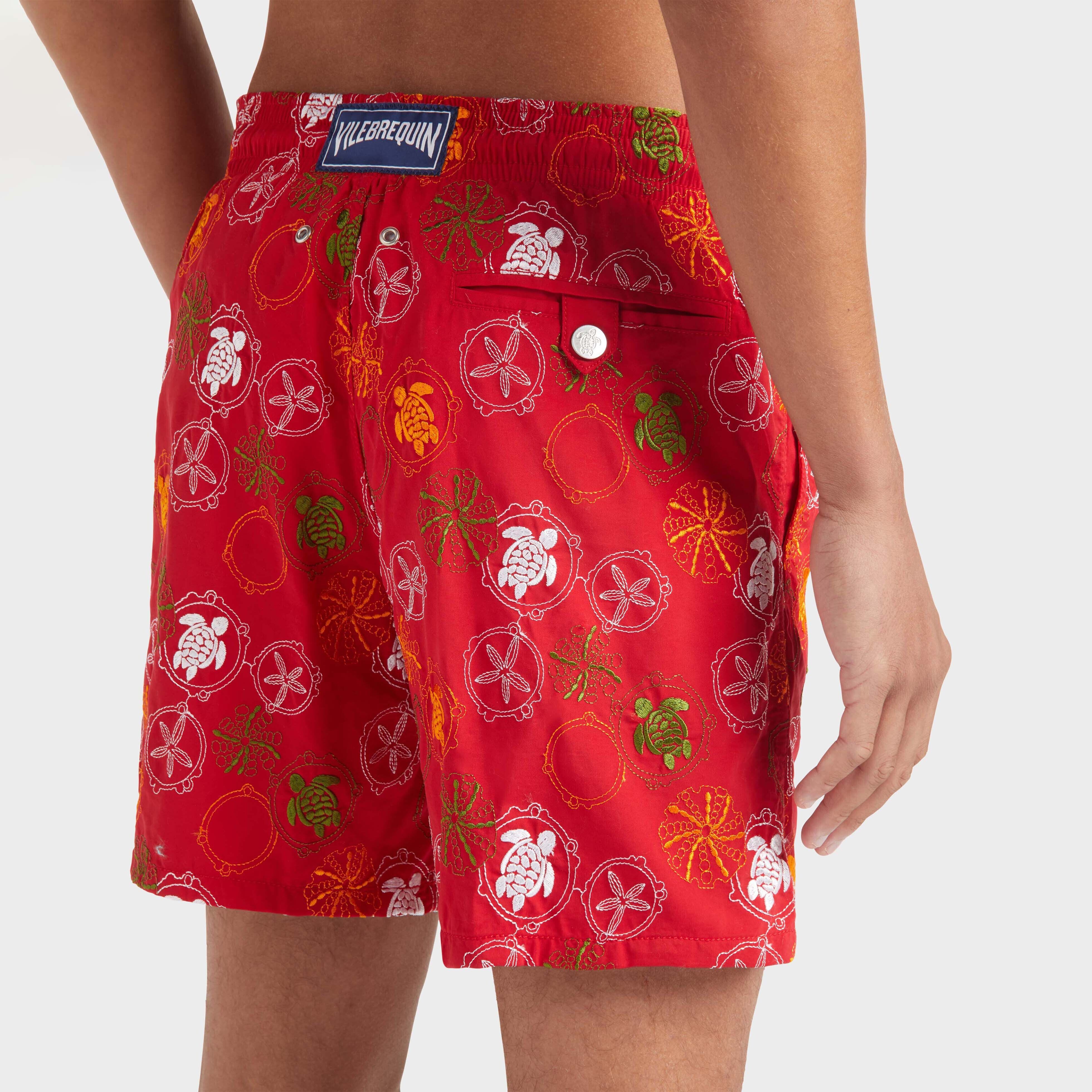 Men Swim Trunks Embroidered Oursins - Limited Edition - 6