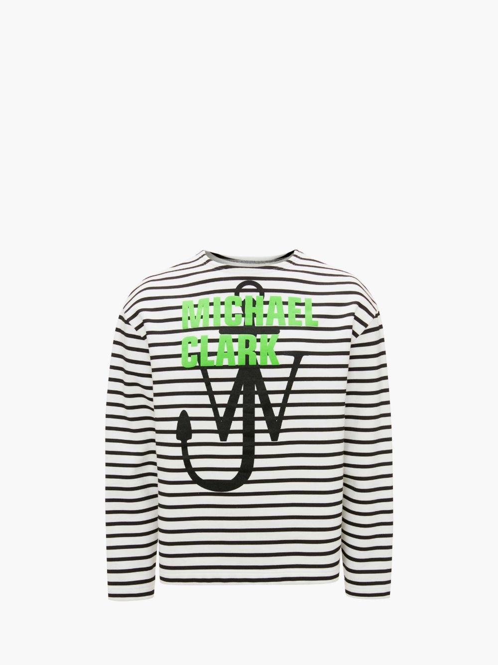 MICHAEL CLARK PRINTED SWEATSHIRT WITH ANCHOR LOGO - 1