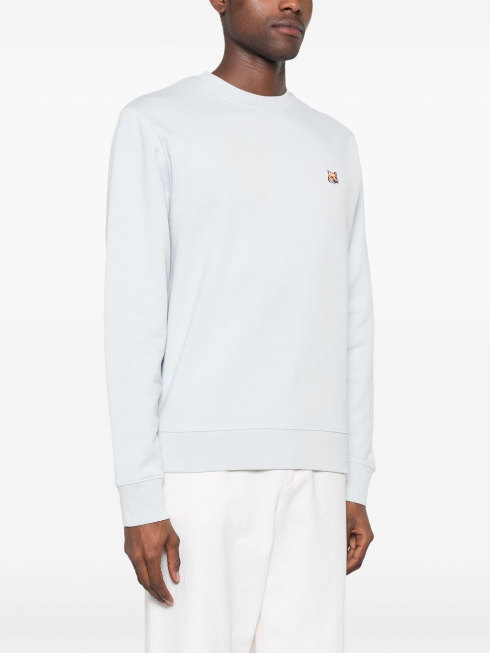 Fox Head-patch sweatshirt - 3