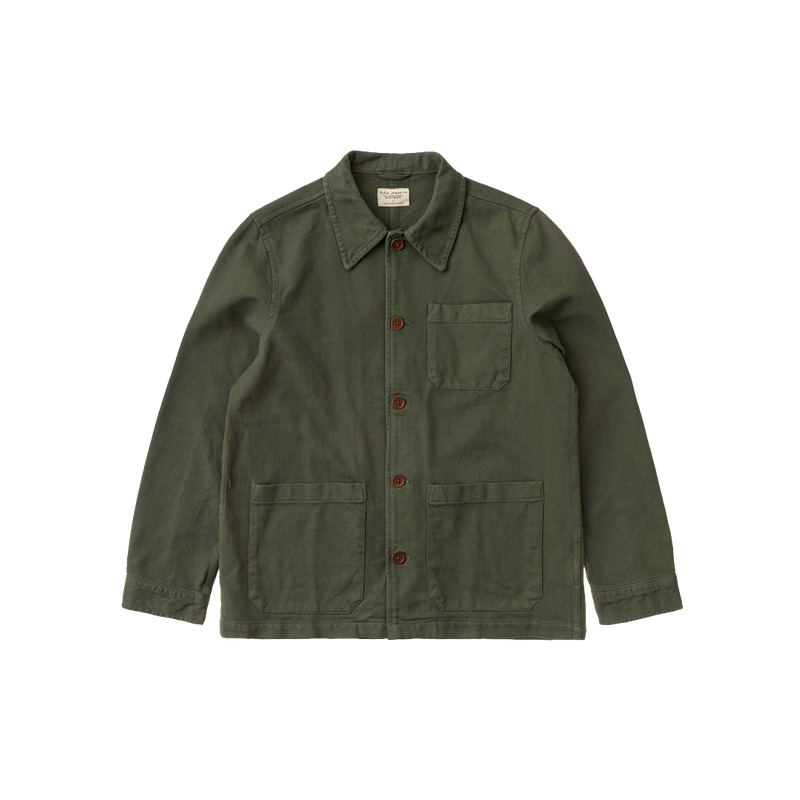 Barney Worker Jacket Olive - 7