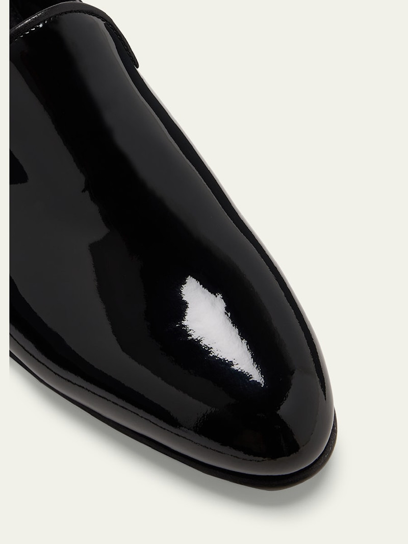 Brioni Men's Patent Leather Venetian Loafers outlook