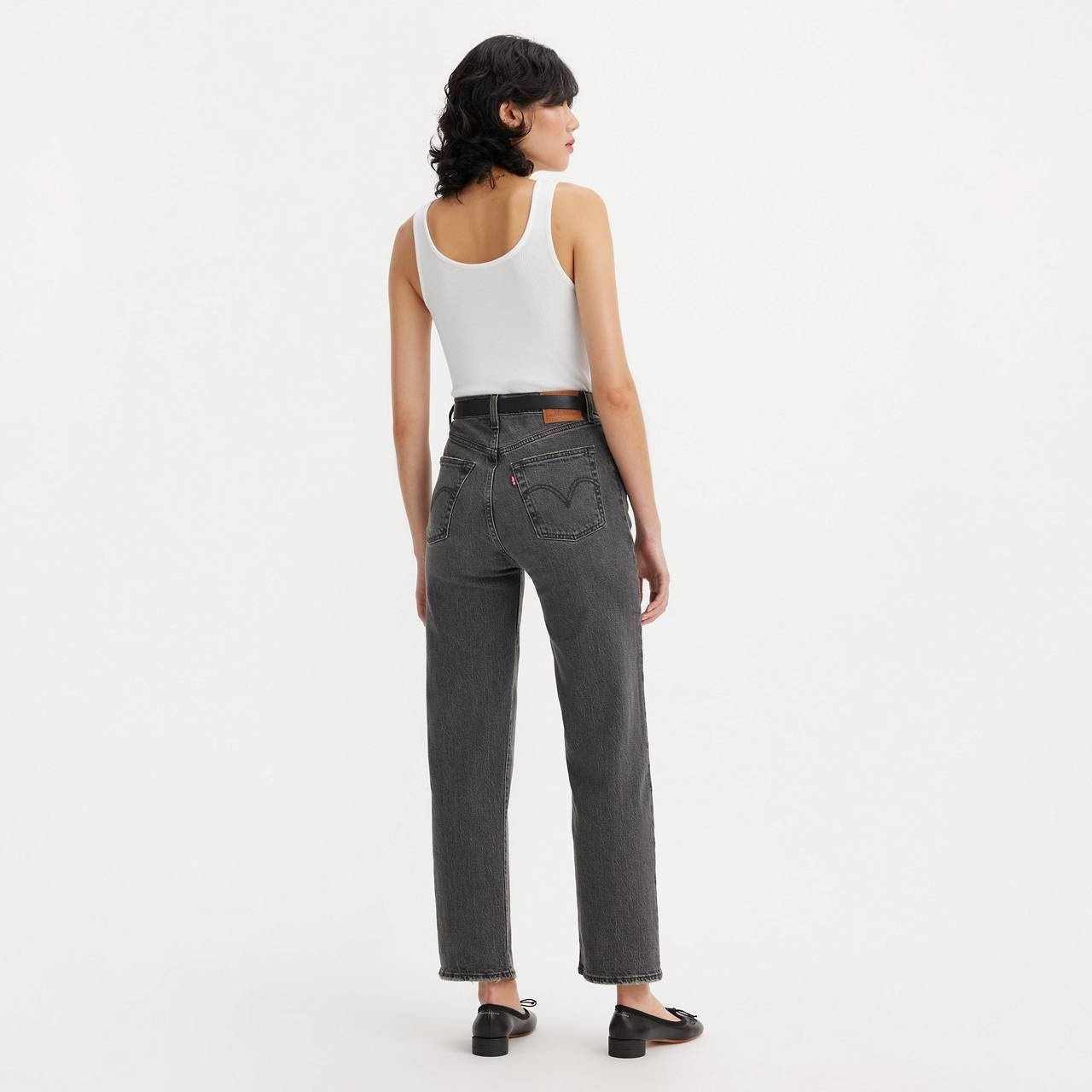 RIBCAGE STRAIGHT ANKLE WOMEN'S JEANS - 5