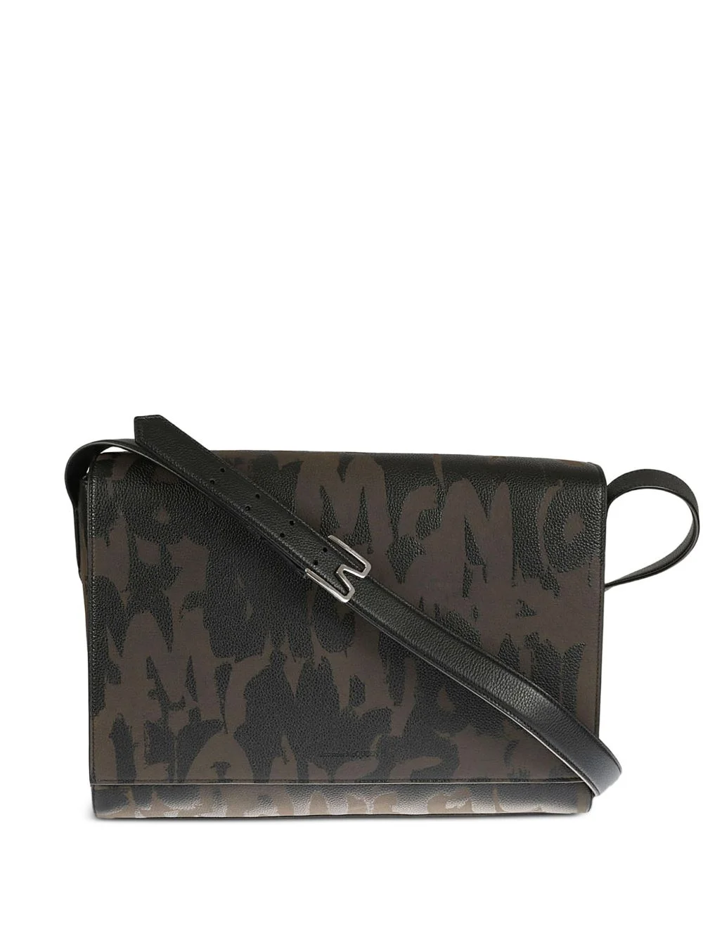 logo-print shoulder bag - 1