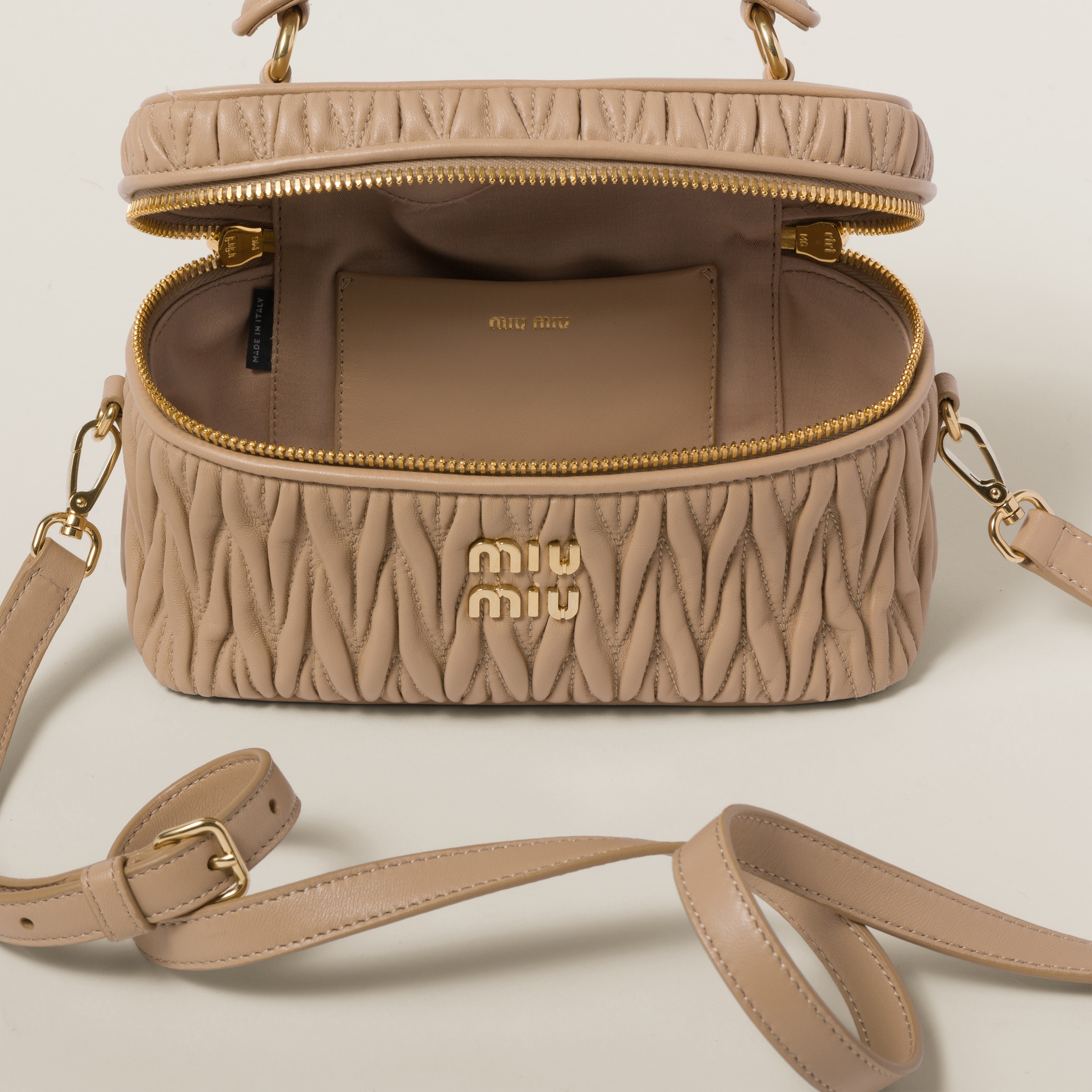 Matelassé nappa leather shoulder bag - 6