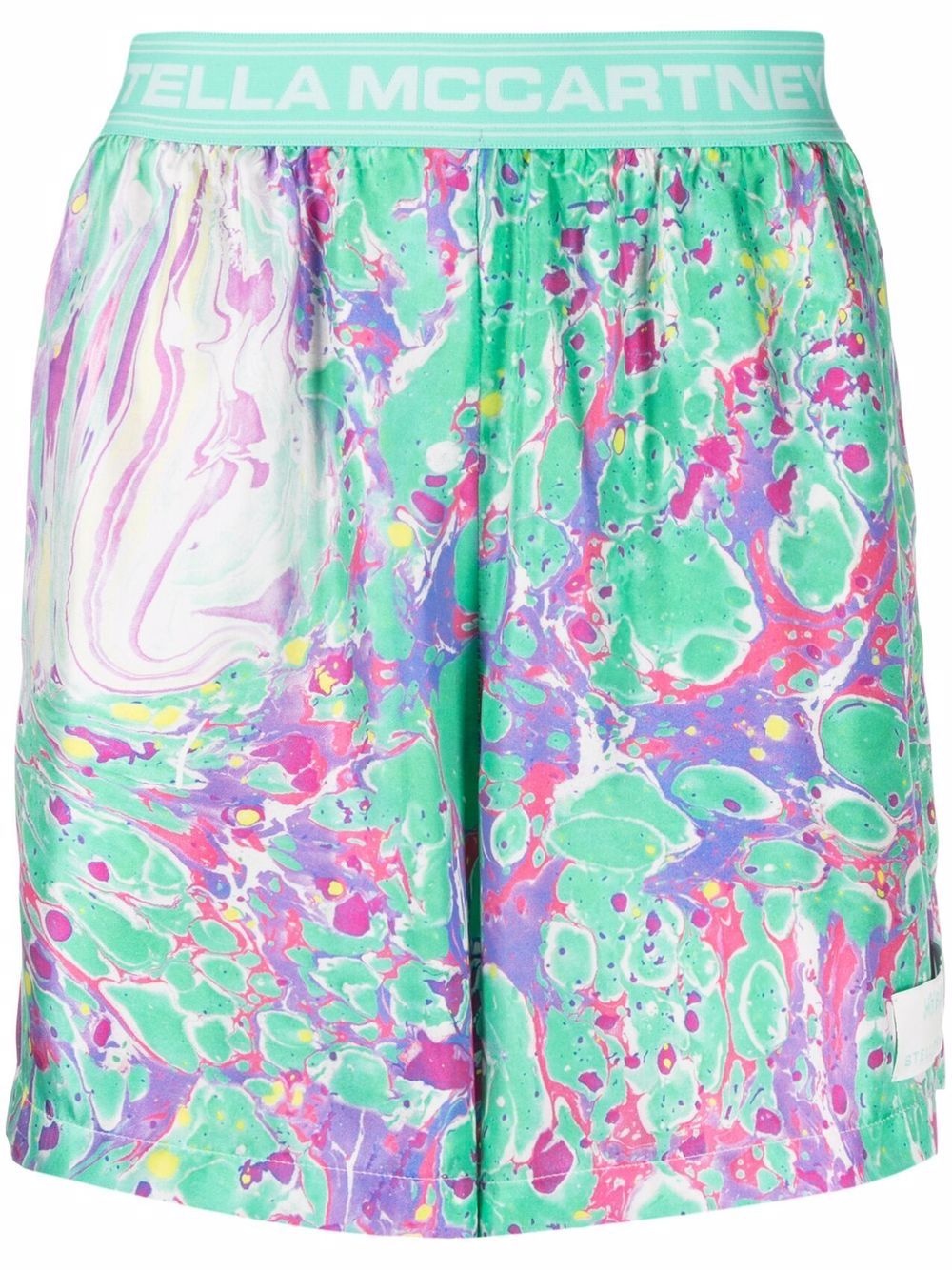 x Ed Curtis oil swirl shorts - 1