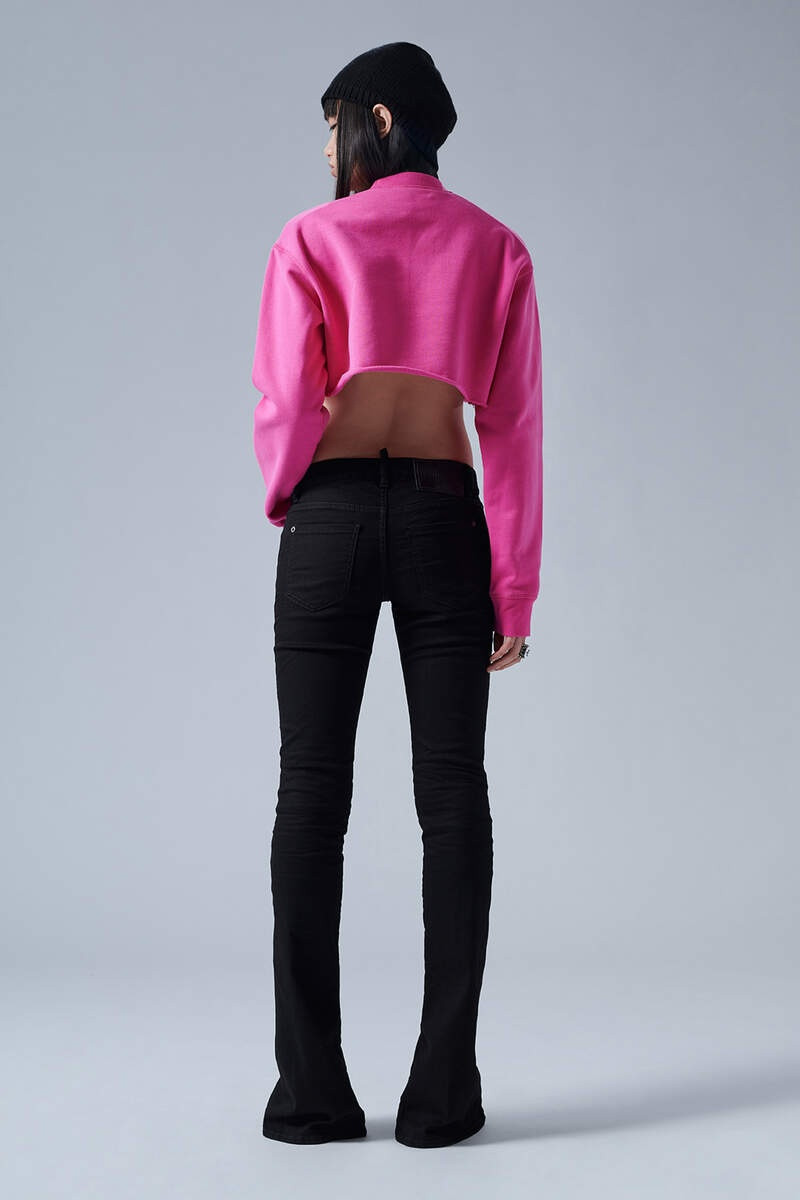 DSQUARED2 BLACK BULL WASH ICON TRUMPET JEANS outlook