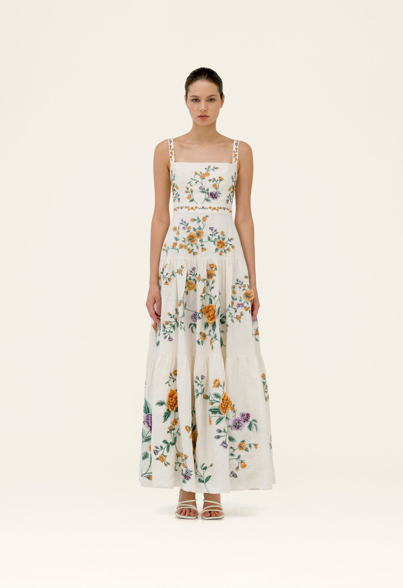 Agua by Agua Bendita Lima Chinesis Maxi Dress outlook