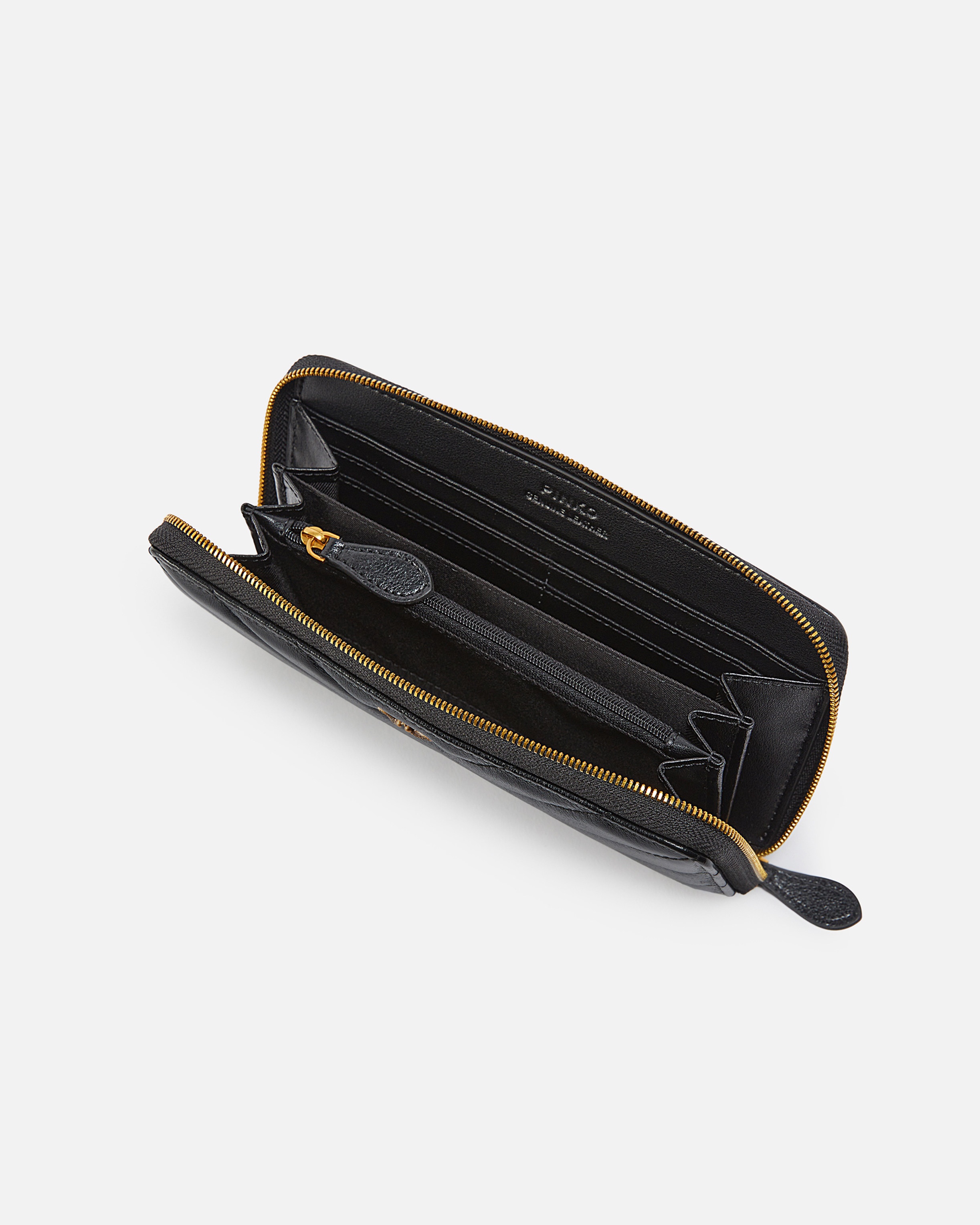 RECTANGULAR WALLET IN METALLIC QUILTED LEATHER - 3