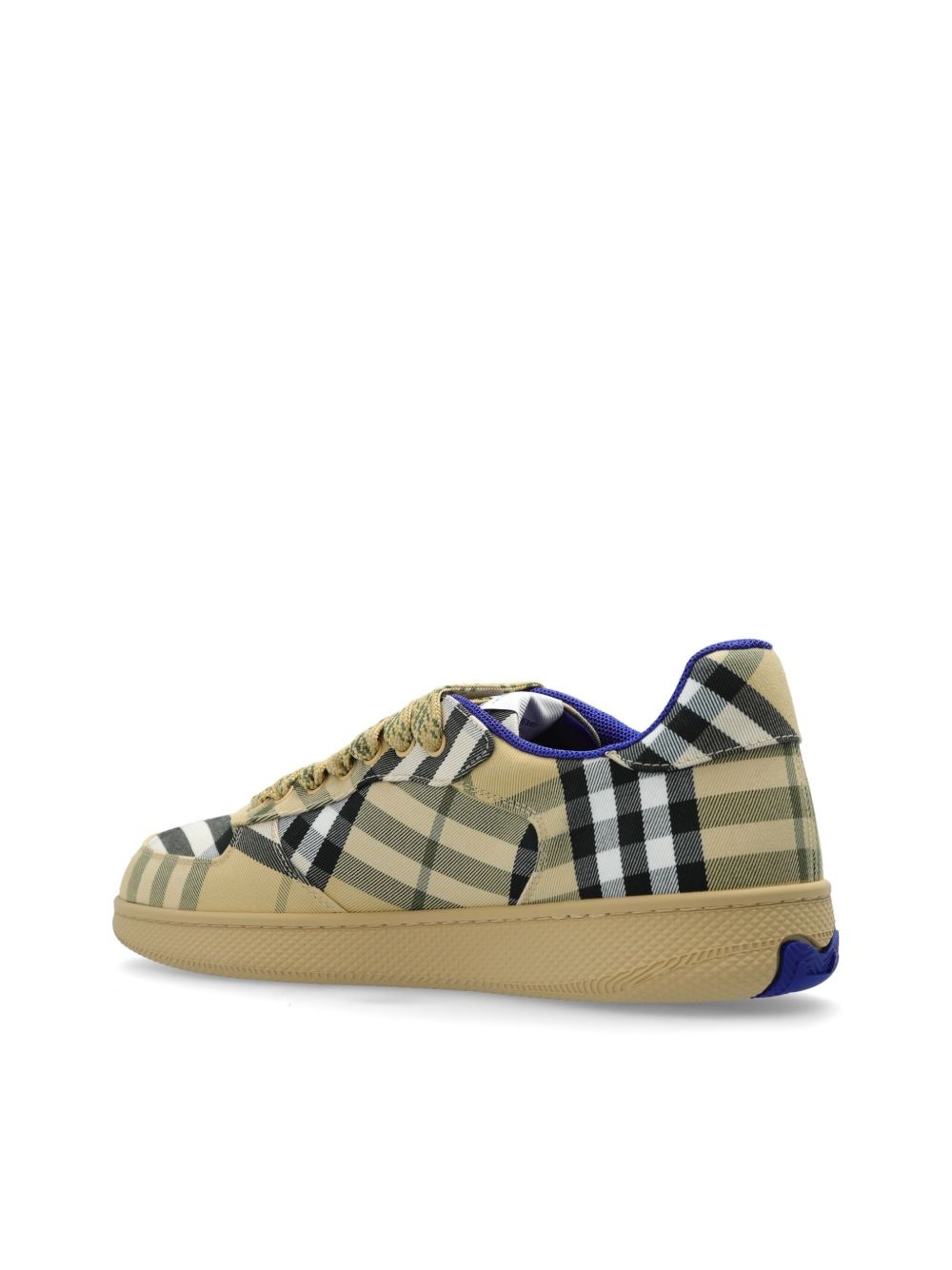 tartan pattern trainers - 5
