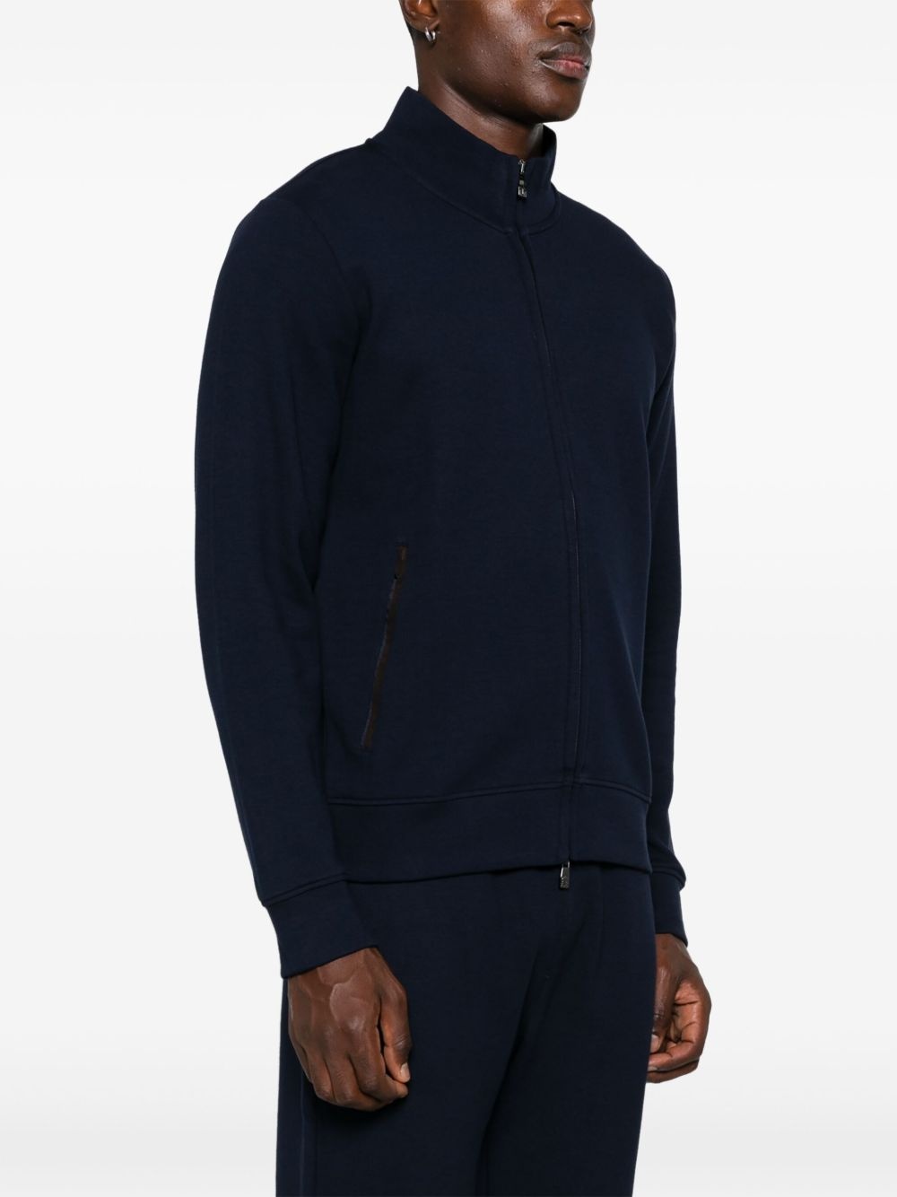 zip-up sweatshirt - 3