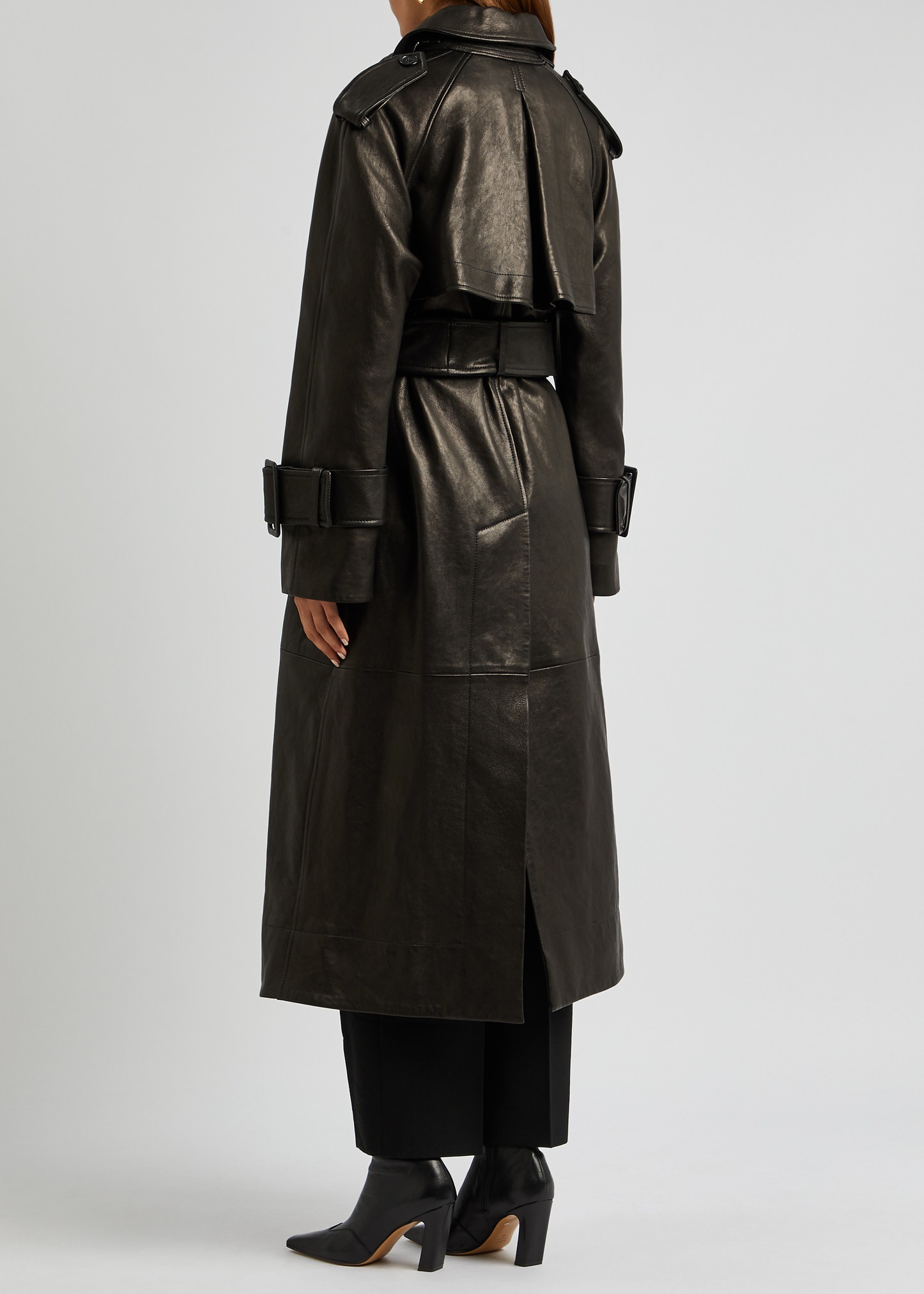 Rennie leather trench coat - 3