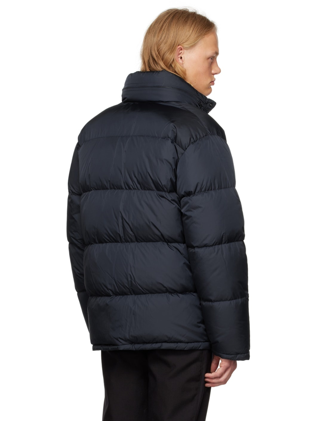 Navy Moschino Down Jacket - 3