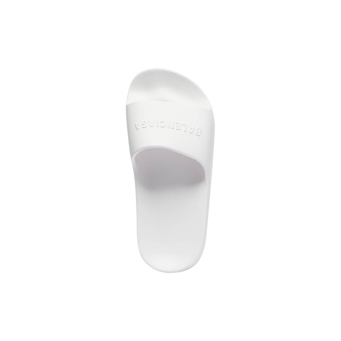 Balenciaga all white slides best sale