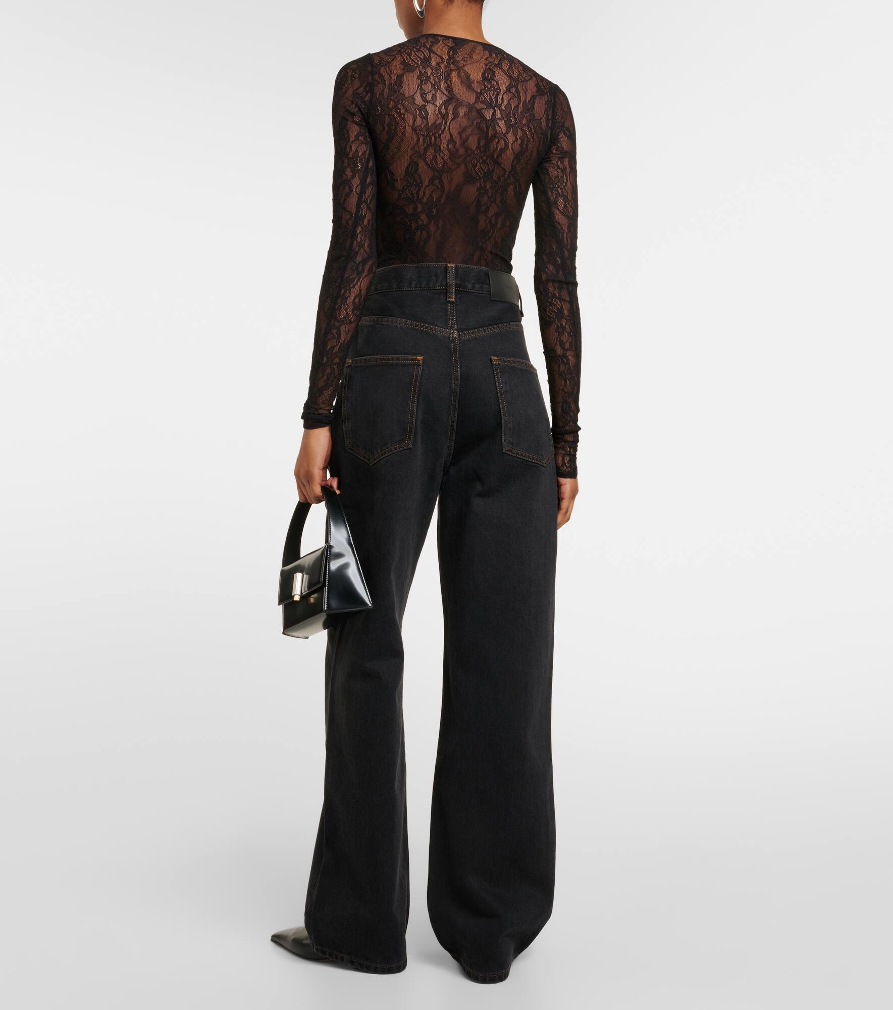 High-rise straight jeans - 3