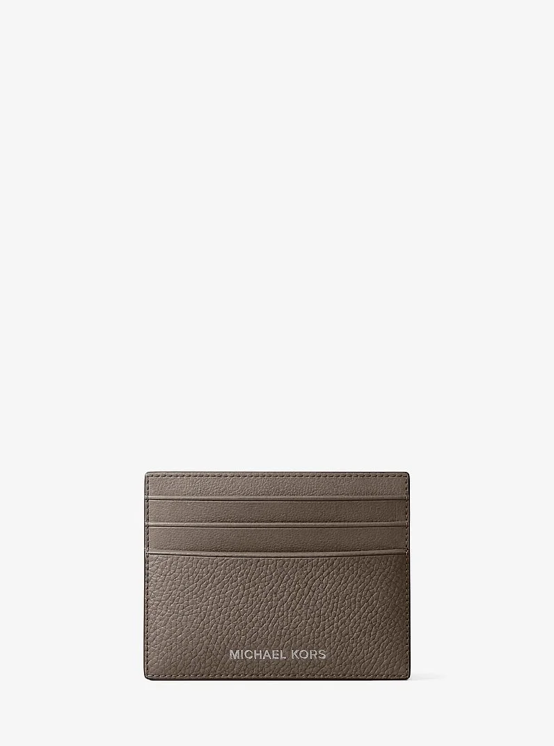 Cooper Pebbled Leather Card Case - 1