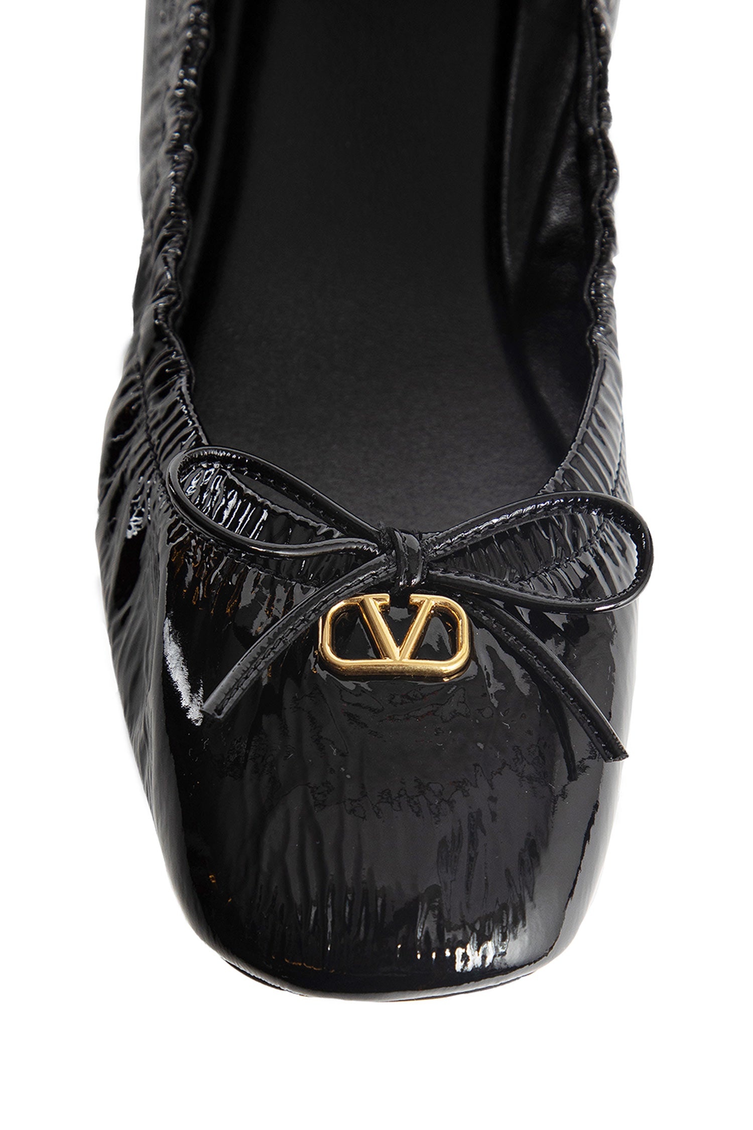 Vlogo-Signature-Patent-Leather-Ballerinas - 5