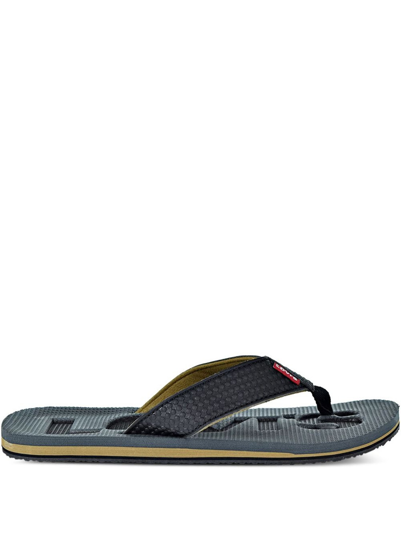 Kyle Sport logo-embossed flip flops 1