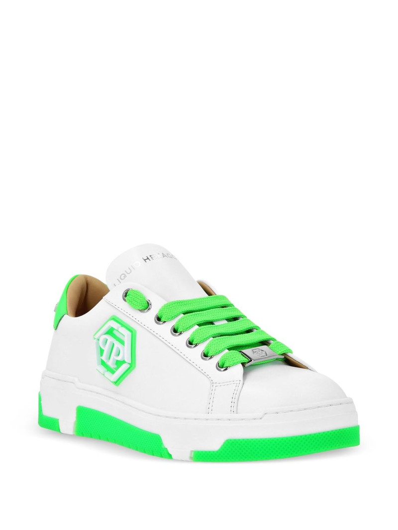 PHILIPP PLEIN Hexagon-logo sneakers outlook