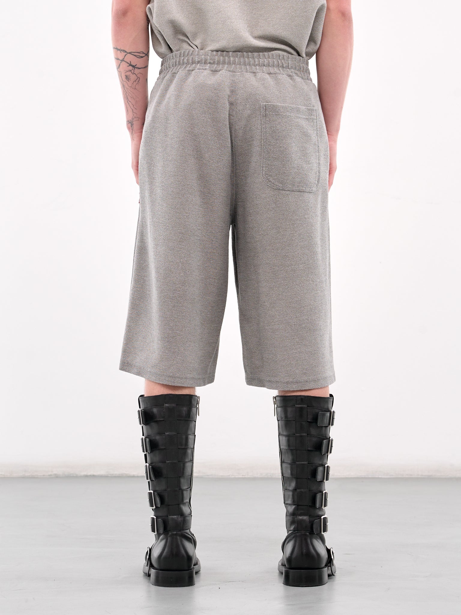 Distressed Sweat Shorts - 3