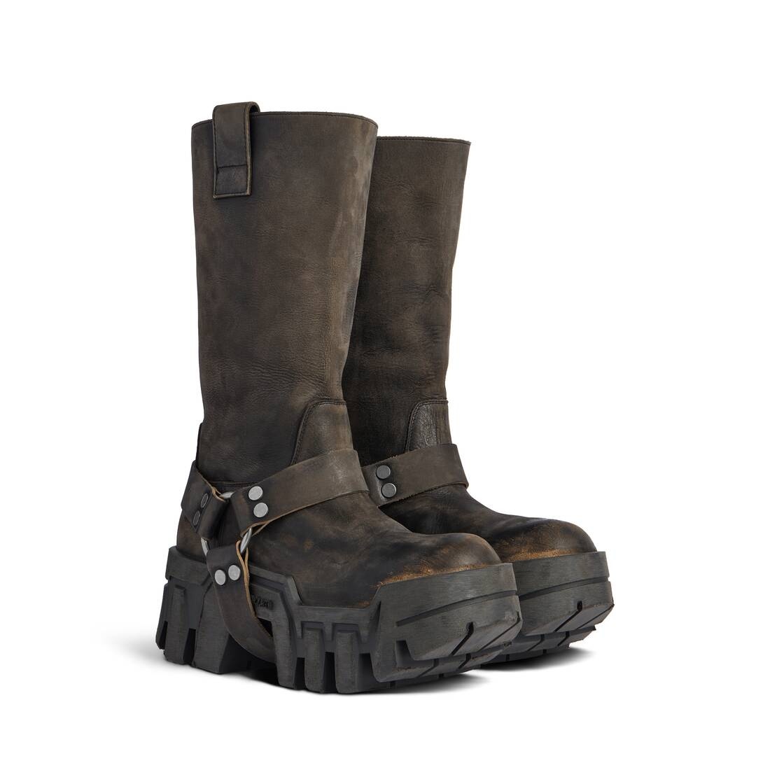 Men's Bulldozer Harness Boot in Black - 2