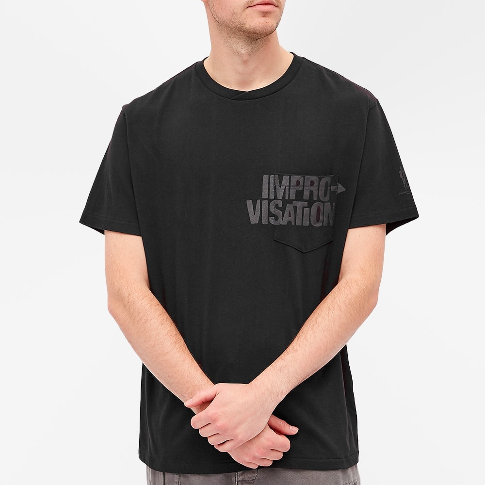 Engineered Garments Impro Printed Cross Crew Tee - 5