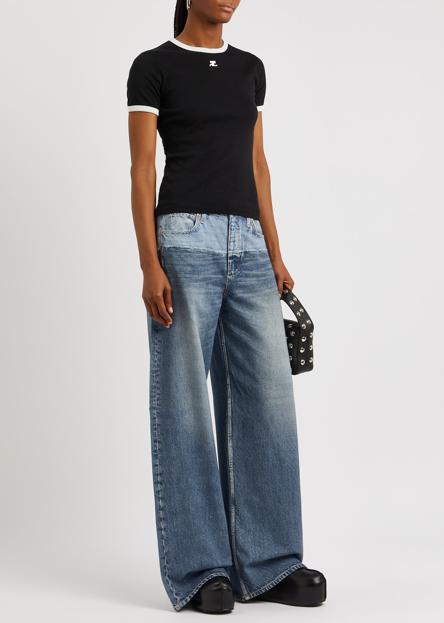 Miramar Sofie printed chambray trousers - 4