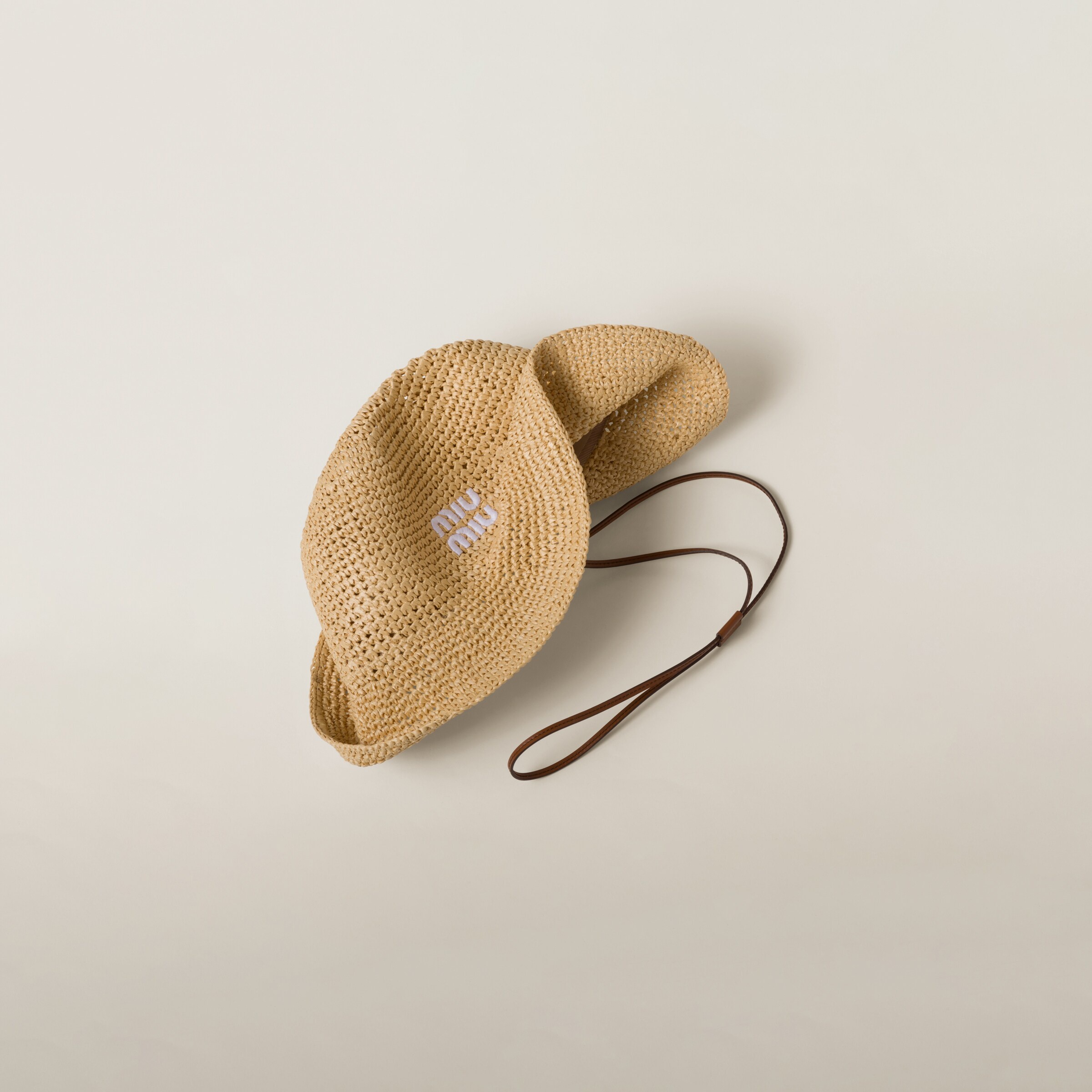Miu Miu Viscose raffia hat | REVERSIBLE