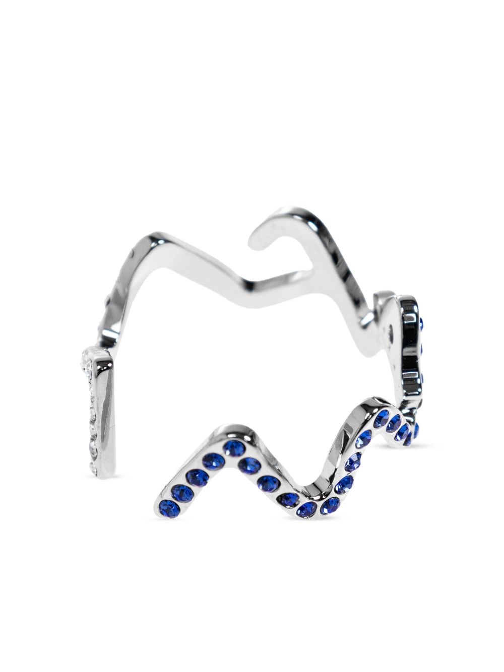 crystal-embellished ring - 4