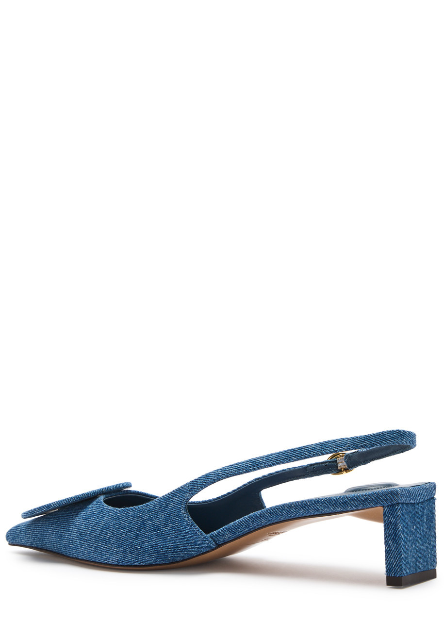 Jacquemus Les Slingbacks Duelo Denim Pumps - 2