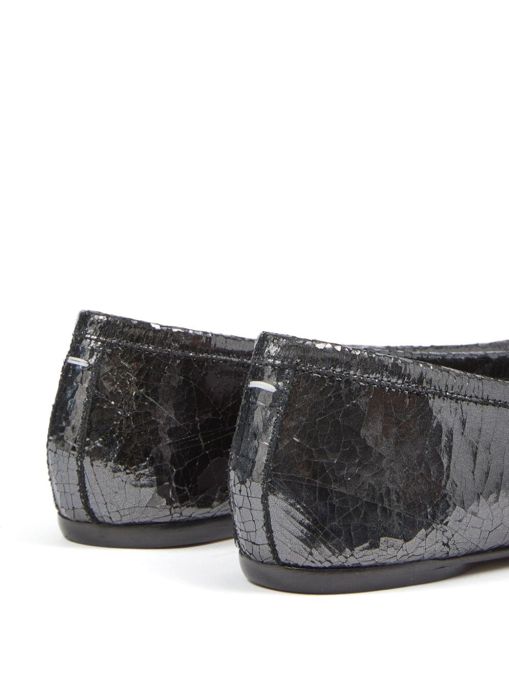 Tabi leather ballerina shoes - 4