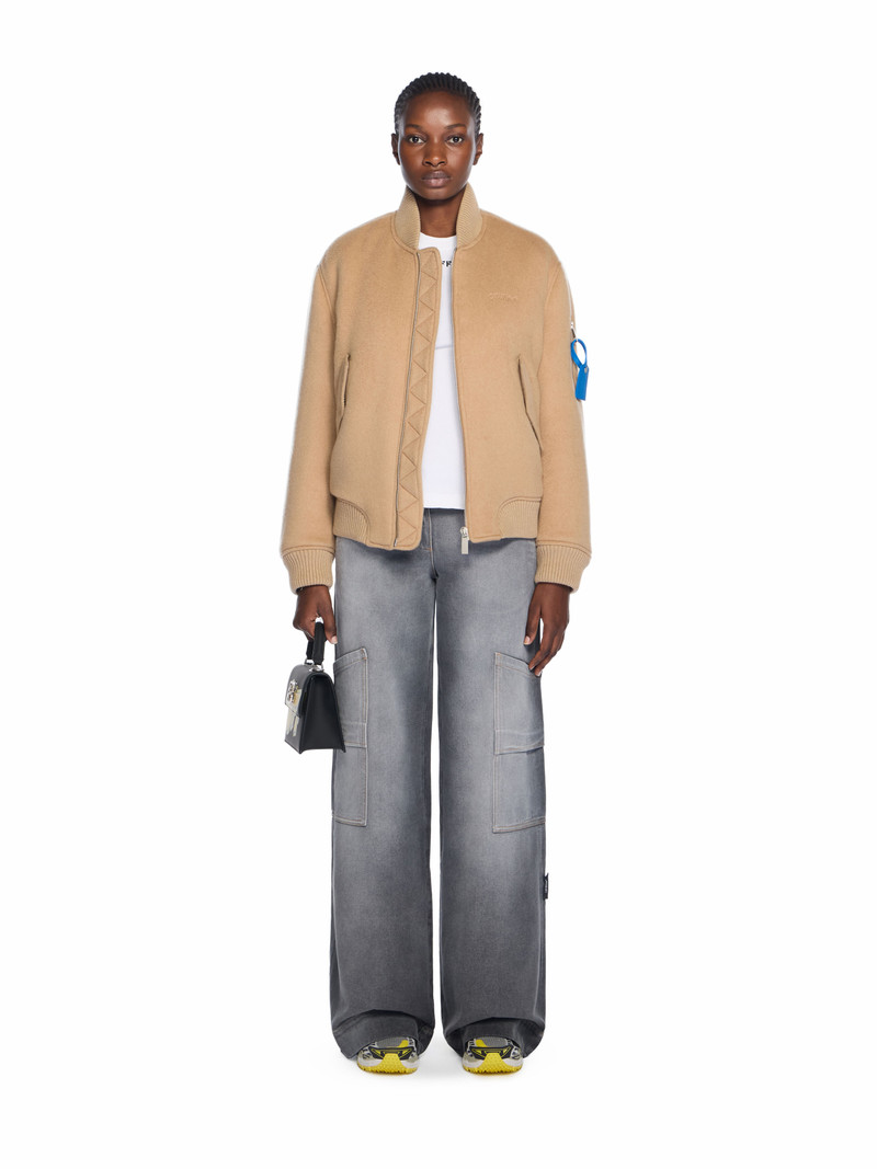 Off-White Quote Bomber Jacket outlook