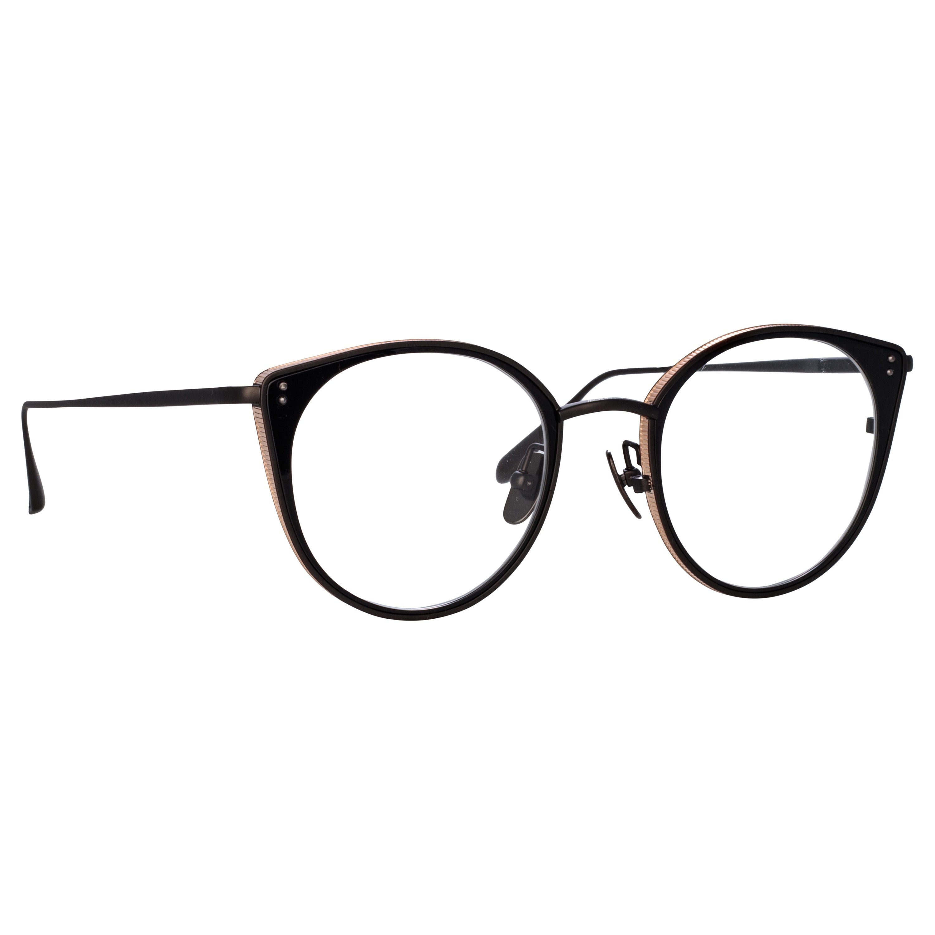 NEUSA OVAL OPTICAL FRAME IN NICKEL - 2