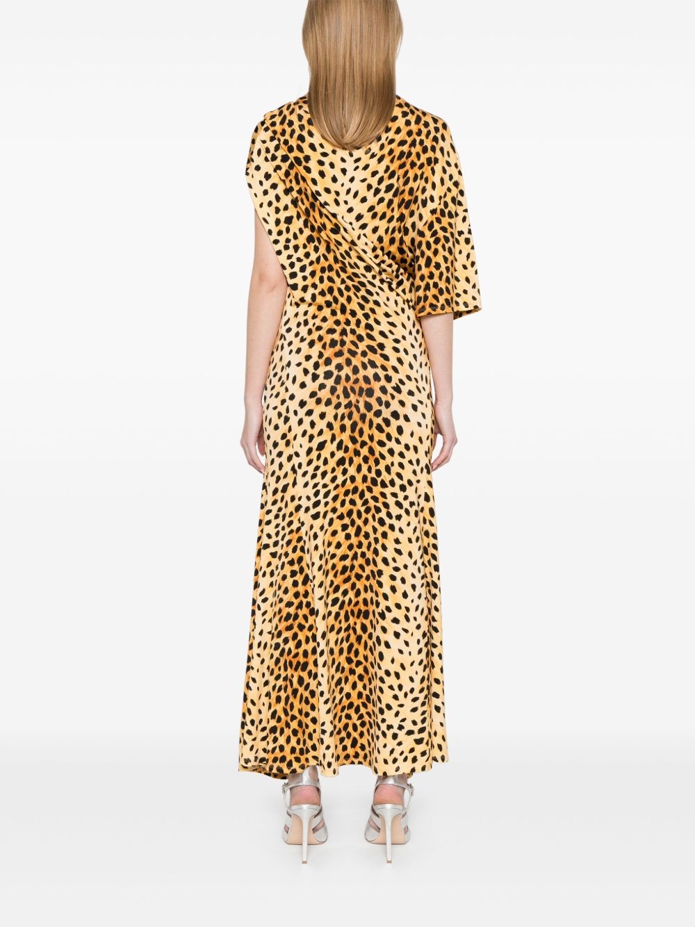 leopard-print maxi dress - 4