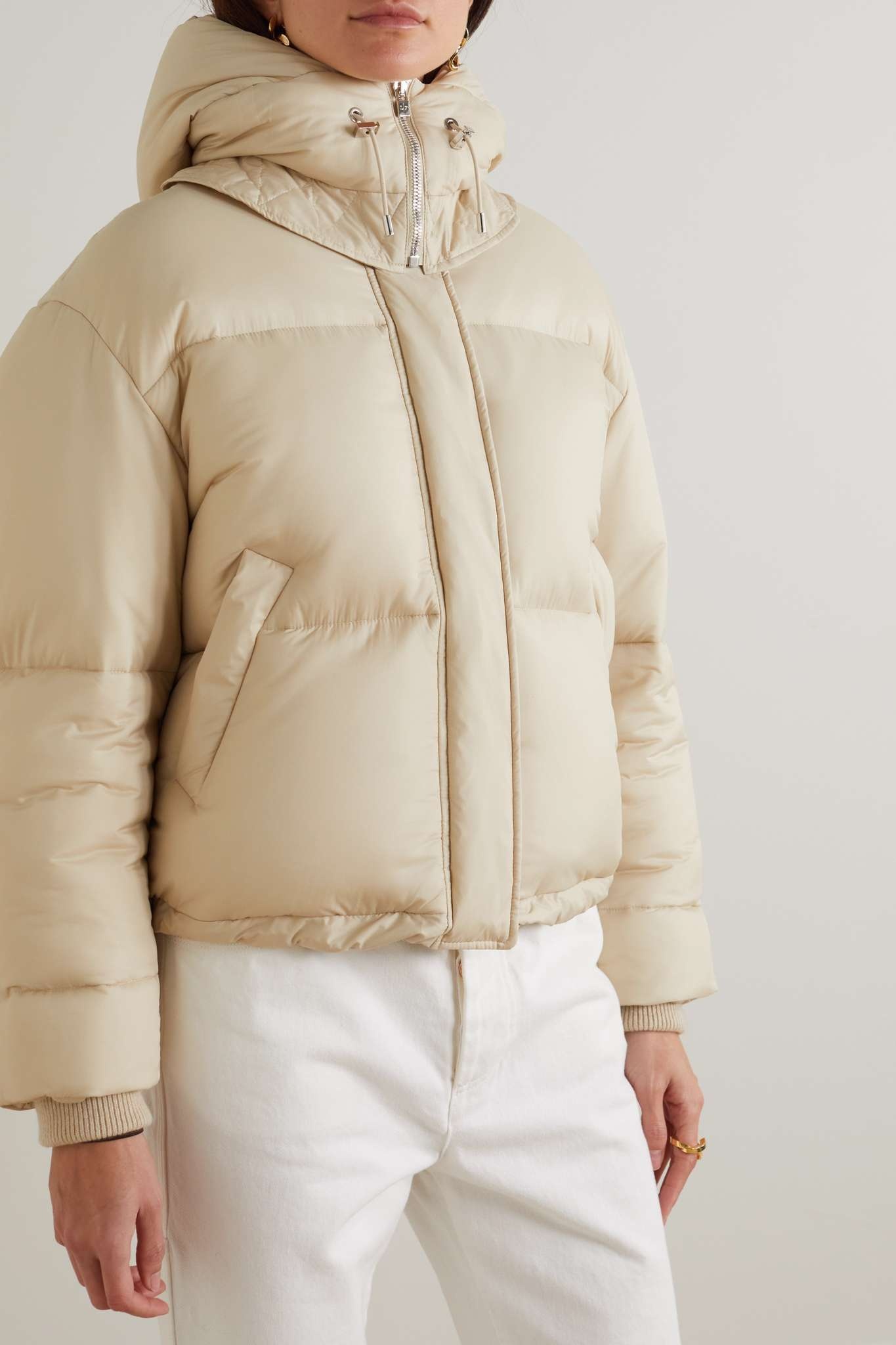 Suter hooded quilted shell down jacket - 3