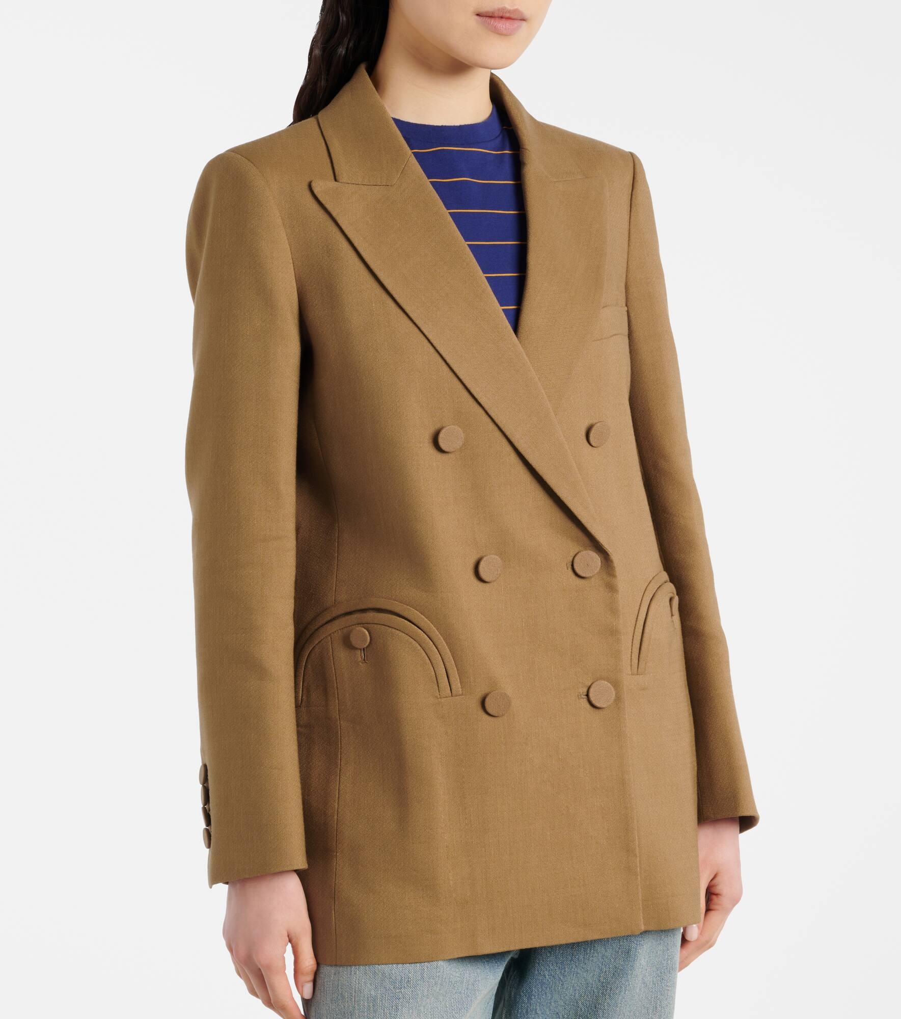 Everyday linen, wool, and mohair blazer - 4