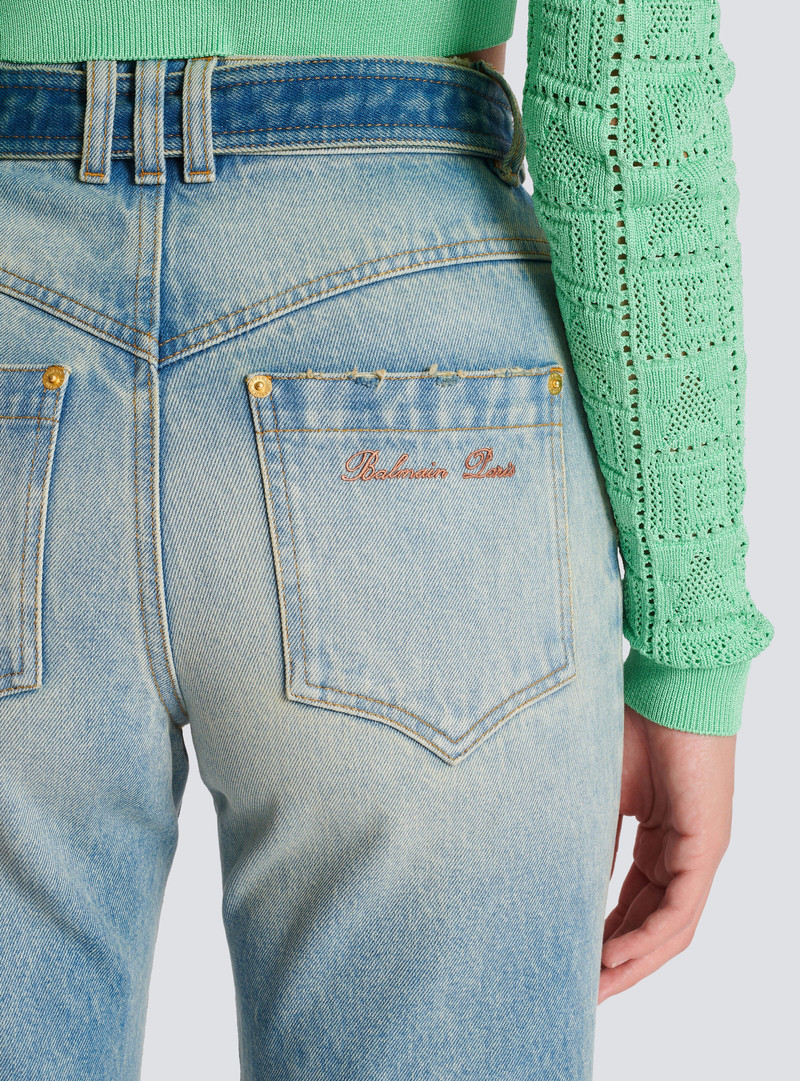 Classic belted jeans 7