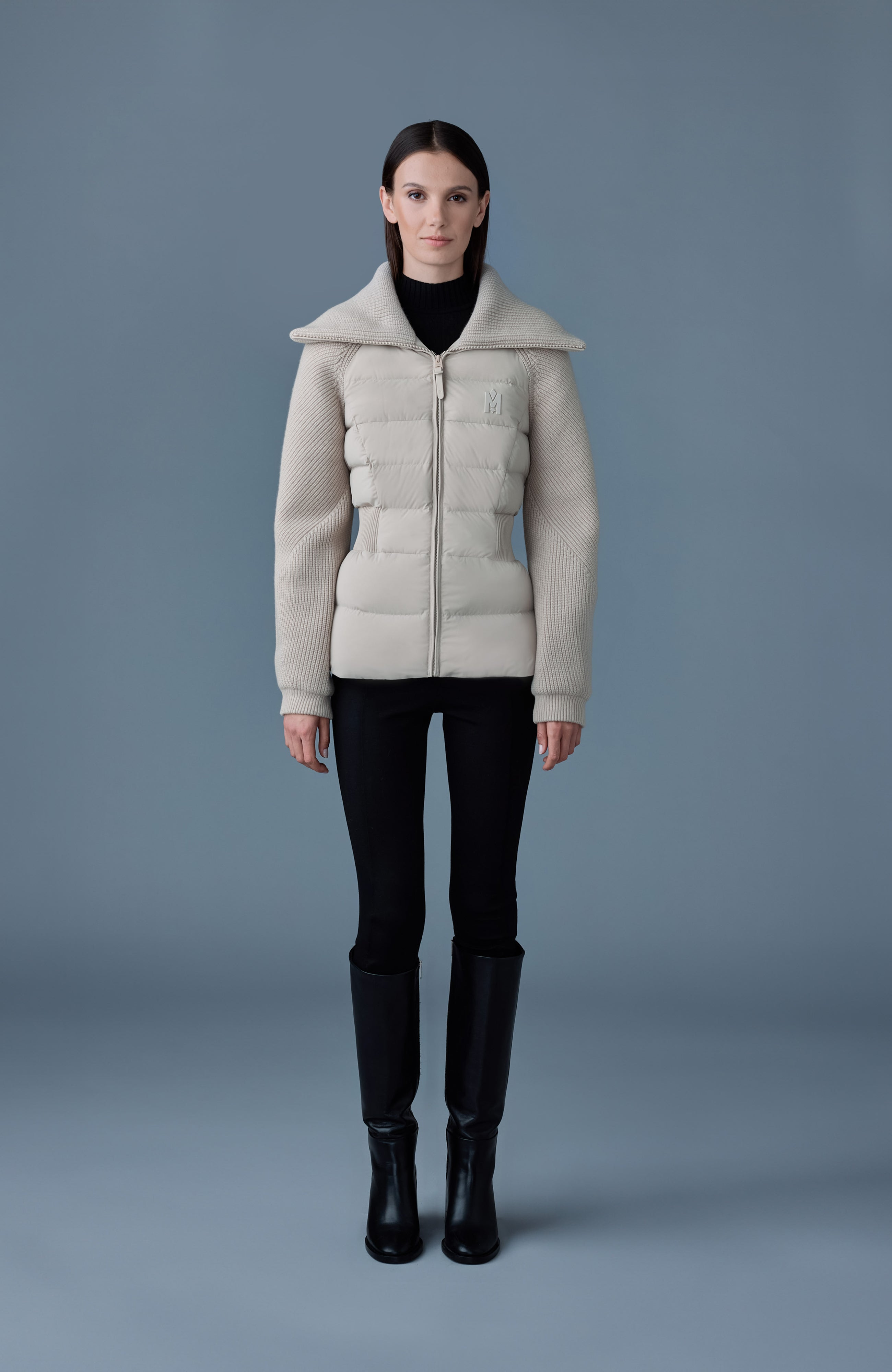 FOXY Light down mixed media jacket - 3
