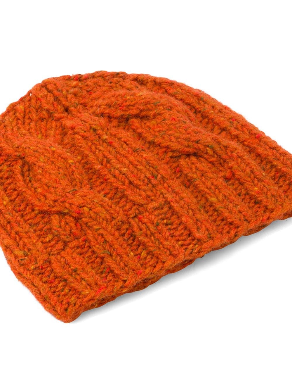 cable-knit beanie hat - 2