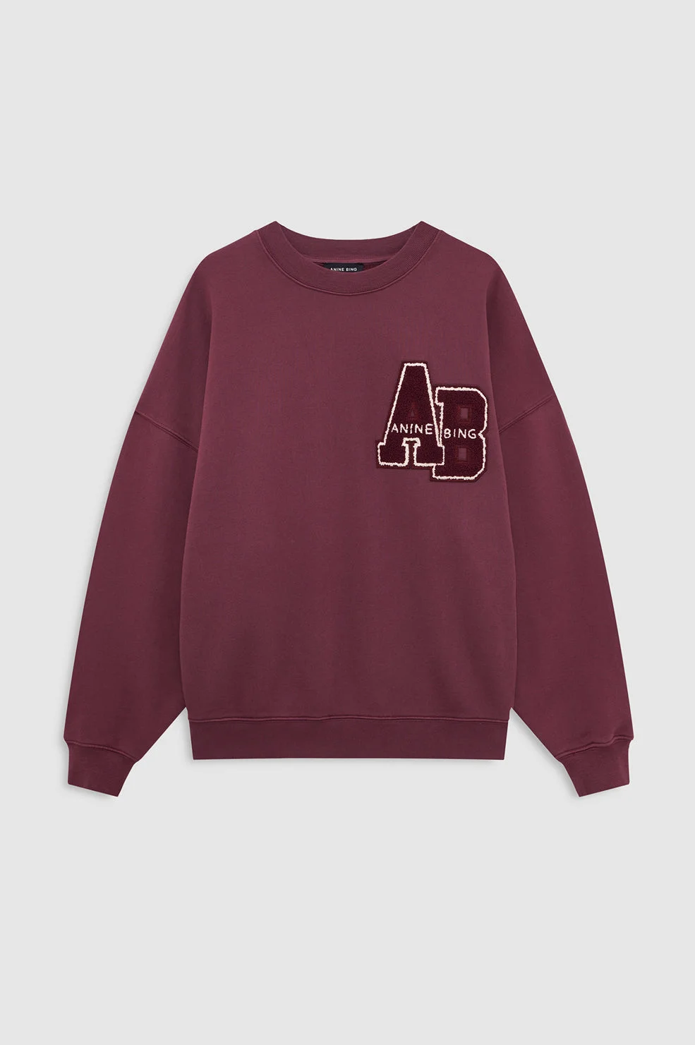 Miles Sweatshirt Letterman - Fig - 1