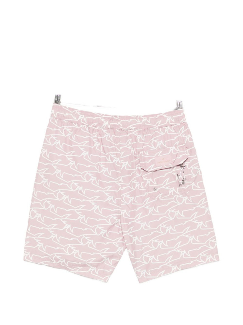 Paul & Shark shark-print swim shorts outlook