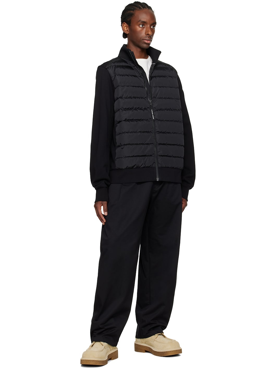 Black HyBridge Huron Full-Zip Down Jacket - 5