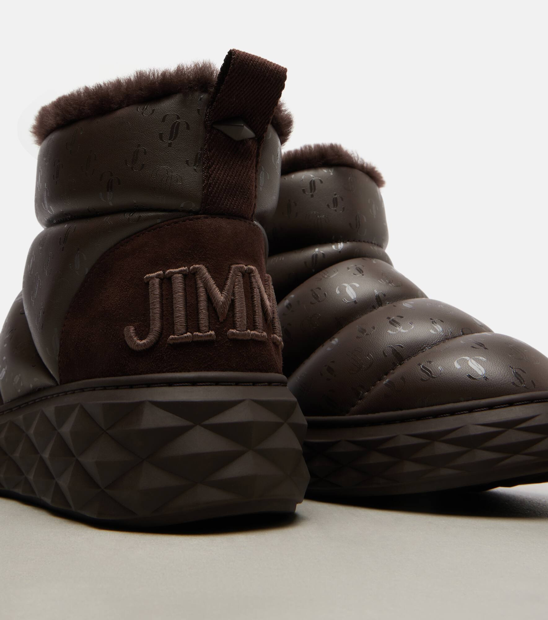 Xan shearling-lined leather snow boots - 5