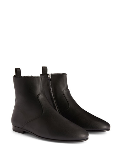 Giuseppe Zanotti Ron leather ankle boots outlook
